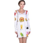 Kawaii Food Long Sleeve Nightdress