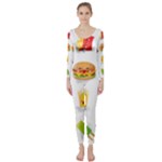 Kawaii Food Long Sleeve Catsuit