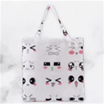 Kaomoji Grocery Tote Bag