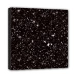 black white Stars Mini Canvas 8  x 8  (Stretched)