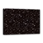 black white Stars Canvas 18  x 12  (Stretched)