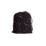 black white Stars Drawstring Pouch (Small)