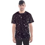 black white Stars Men s Sport Mesh Tee