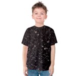 black white Stars Kid s Cotton Tee