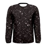 black white Stars Men s Long Sleeve T-shirt