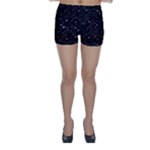 black white Stars Skinny Shorts