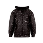 black white Stars Kids Zipper Hoodie