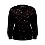 black white Stars Women s Sweatshirt