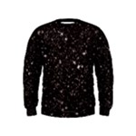 black white Stars Kid s Sweatshirt