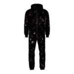 black white Stars Hooded Jumpsuit (Kids)