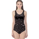 black white Stars One Piece Swimsuit