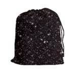 black white Stars Drawstring Pouch (XXL)