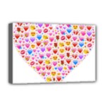 heart Emoji Deluxe Canvas 18  x 12  (Stretched)