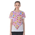 heart Emoji Women s Cotton Tee