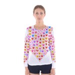 heart Emoji Women s Long Sleeve T-shirt