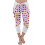 heart Emoji Capri Winter Leggings 