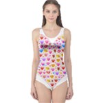 heart Emoji One Piece Swimsuit