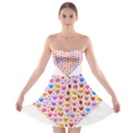 heart Emoji Strapless Bra Top Dress