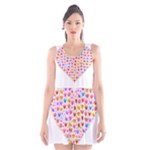 heart Emoji Scoop Neck Skater Dress