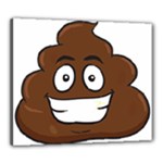 Emoji Poop Canvas 24  x 20  (Stretched)