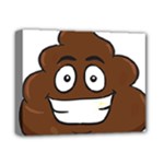 Emoji Poop Deluxe Canvas 14  x 11  (Stretched)