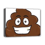 Emoji Poop Deluxe Canvas 16  x 12  (Stretched) 