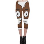 Emoji Poop Capri Leggings 