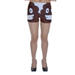 Emoji Poop Skinny Shorts