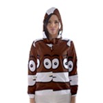 Emoji Poop Hooded Wind Breaker (Women)