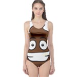 Emoji Poop One Piece Swimsuit