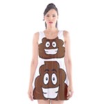 Emoji Poop Scoop Neck Skater Dress