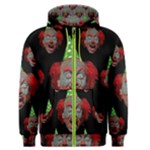 clown black Men s Zipper Hoodie