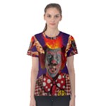 clown crazy Women s Cotton Tee