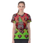 digital clown Women s Cotton Tee