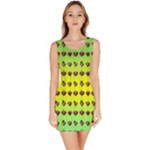 clown head green Bodycon Dress