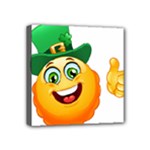 St patricks Emoji  Mini Canvas 4  x 4  (Stretched)