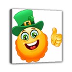 St patricks Emoji  Mini Canvas 6  x 6  (Stretched)