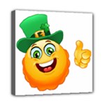 St patricks Emoji  Mini Canvas 8  x 8  (Stretched)