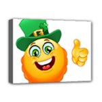 St patricks Emoji  Deluxe Canvas 16  x 12  (Stretched) 