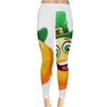 St patricks Emoji  Leggings 