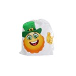 St patricks Emoji  Drawstring Pouch (Small)