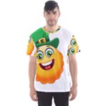 St patricks Emoji  Men s Sport Mesh Tee