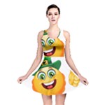 St patricks Emoji  Reversible Skater Dress