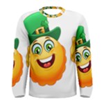 St patricks Emoji  Men s Long Sleeve T-shirt