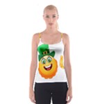 St patricks Emoji  Spaghetti Strap Top