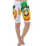 St patricks Emoji  Cropped Leggings 