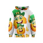 St patricks Emoji  Kid s Pullover Hoodie