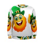 St patricks Emoji  Women s Sweatshirt