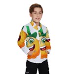 St patricks Emoji  Wind Breaker (Kids)