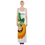 St patricks Emoji  Maxi Thigh Split Dress